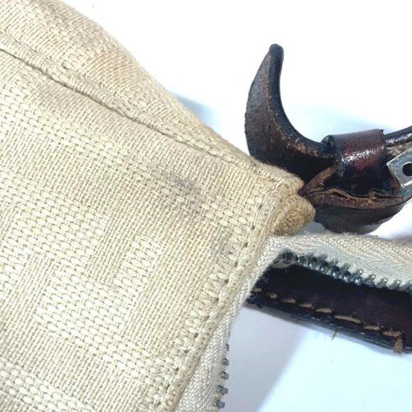 FENDI Zucca Mamma Baguette bag Shoulder Bag Canvas/Leather Beige - Picture 10 of 16